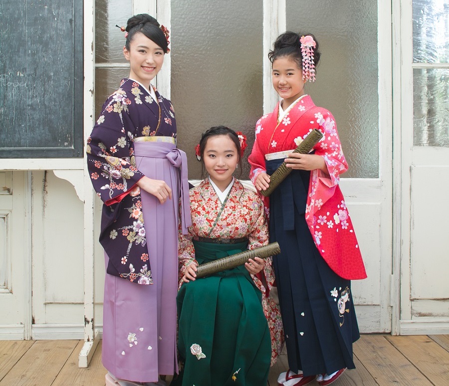 袴・小物・草履セット　女の子　小学校　卒業式着物種類袴